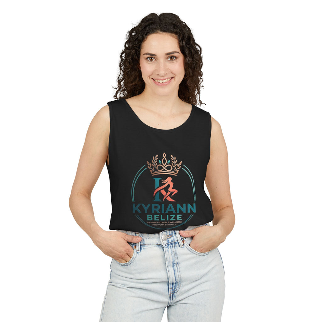 Kyriann Belize Logo Tank Top — Island Crown Travel & Beachwear