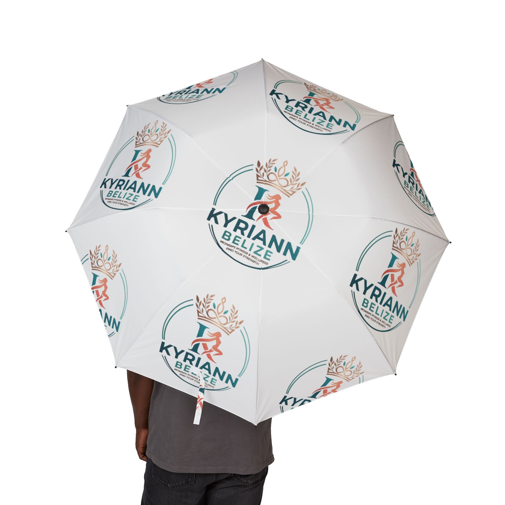 Custom Logo Foldable Umbrella — Semi‑Automatic Compact Rain Shield