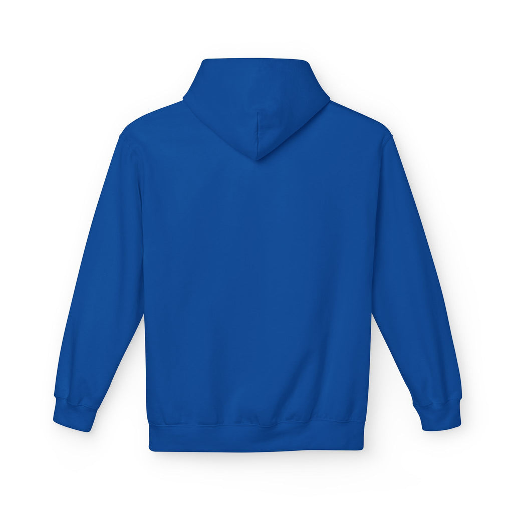 Kyriann Relief Logo Hoodie — Soft White Pullover