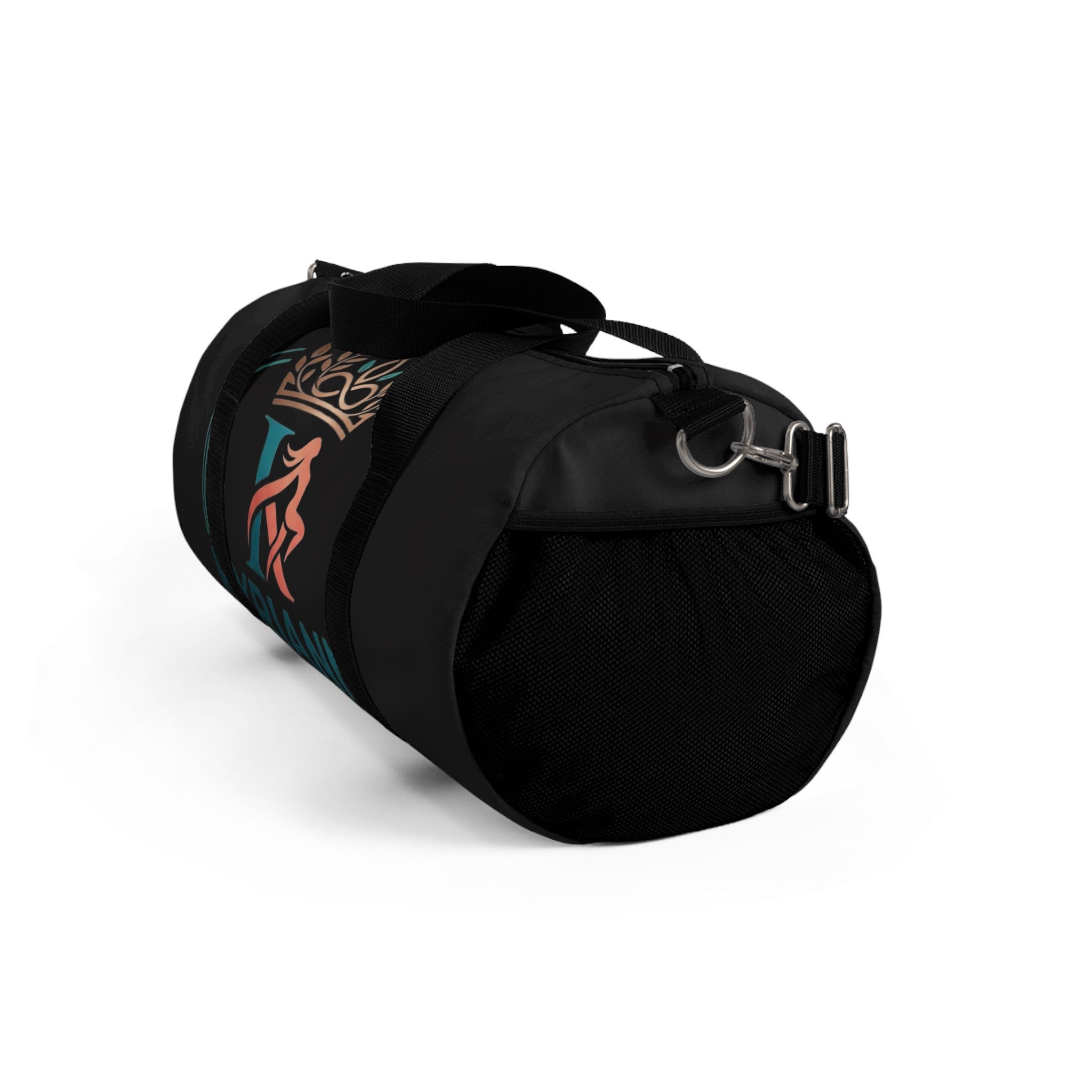 Crowned Laurel Duffel Bag – Elegant Travel & Gym Gear