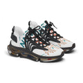 Women’s Floral Mesh Sneakers — Lightweight Breathable Athletic Shoes