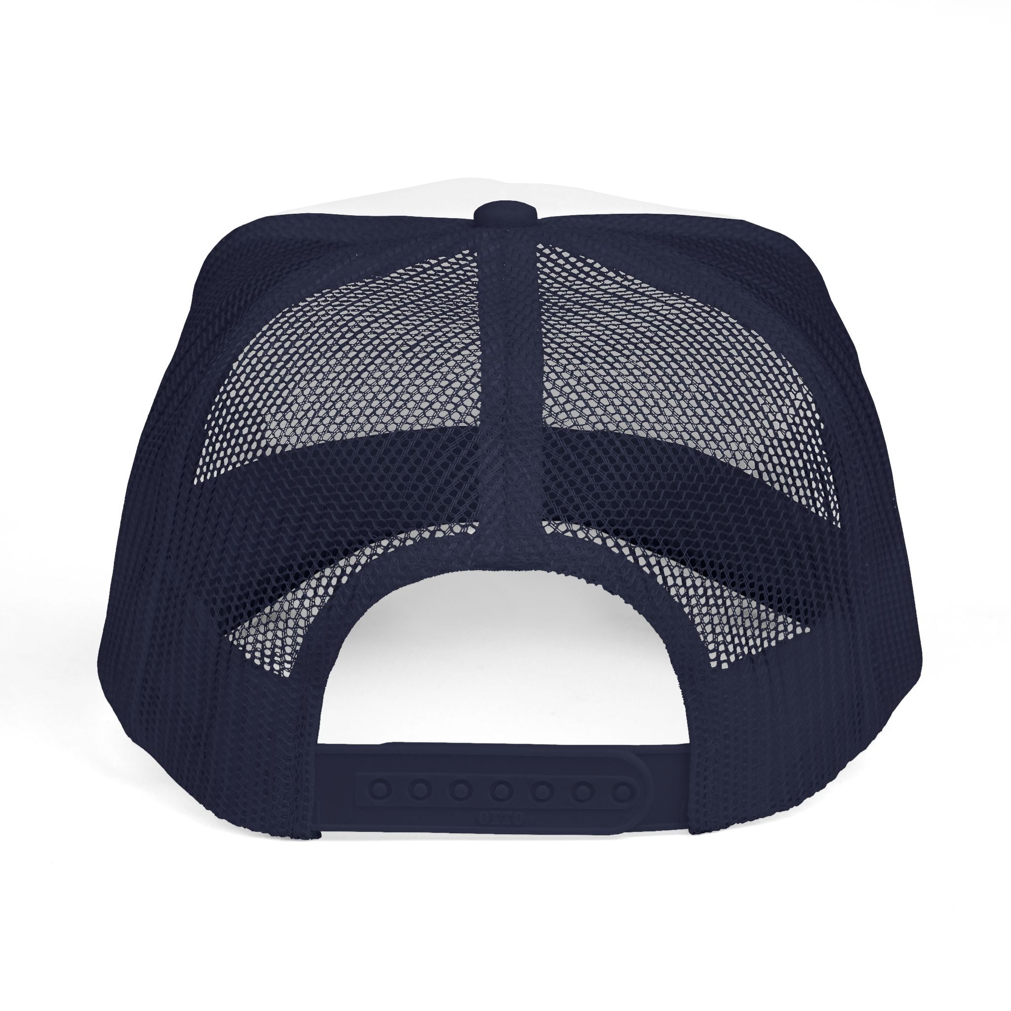 Faith See Mercy Trucker Cap — Vintage Script Inspirational Mesh Hat