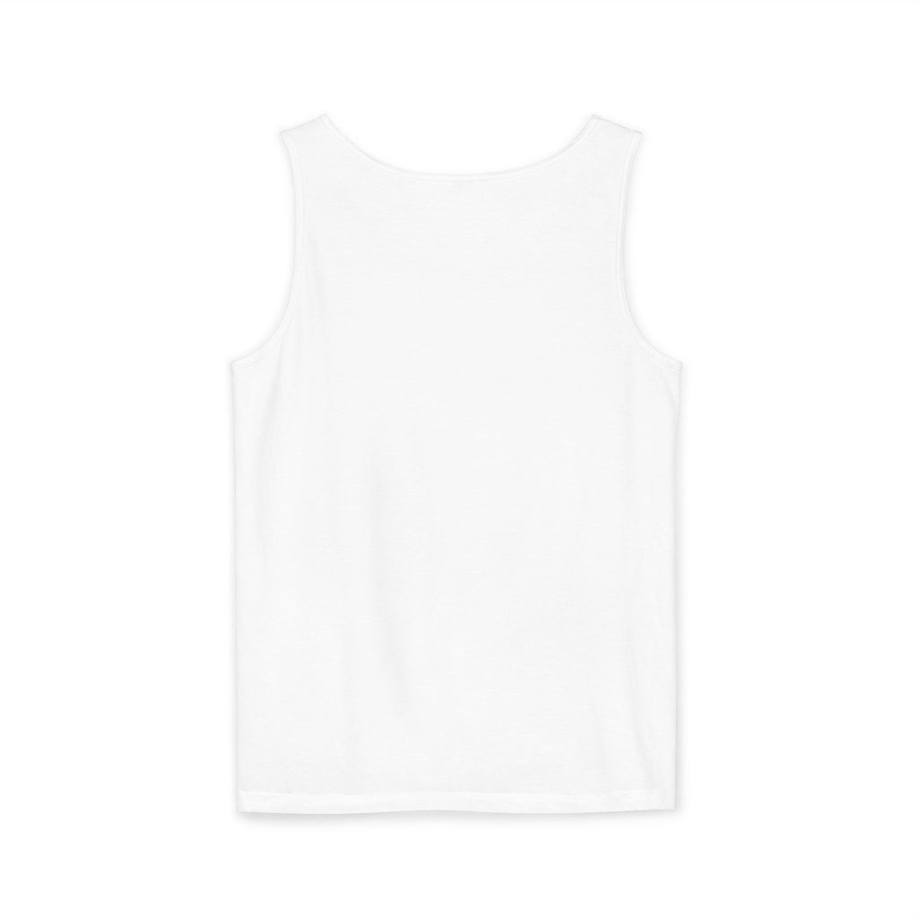 Kyriann Relief Star Tank Top — Soft White Logo Tank