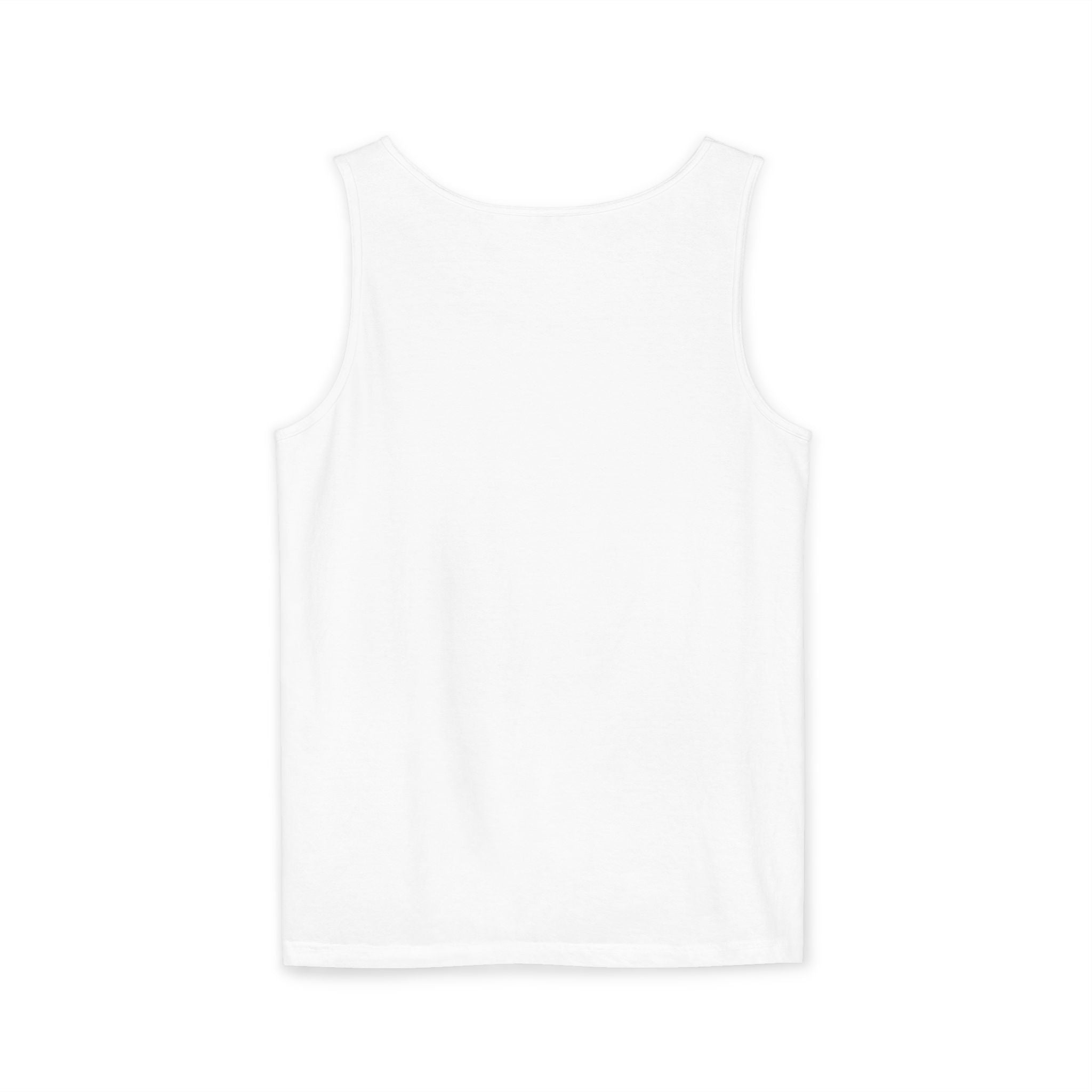 Kyriann Relief Star Tank Top — Soft White Logo Tank