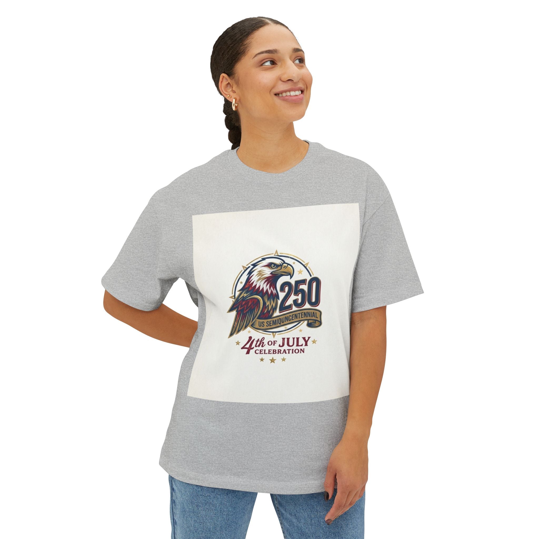4th of July 250th Eagle Tee — Independence Day Celebration Shirt
