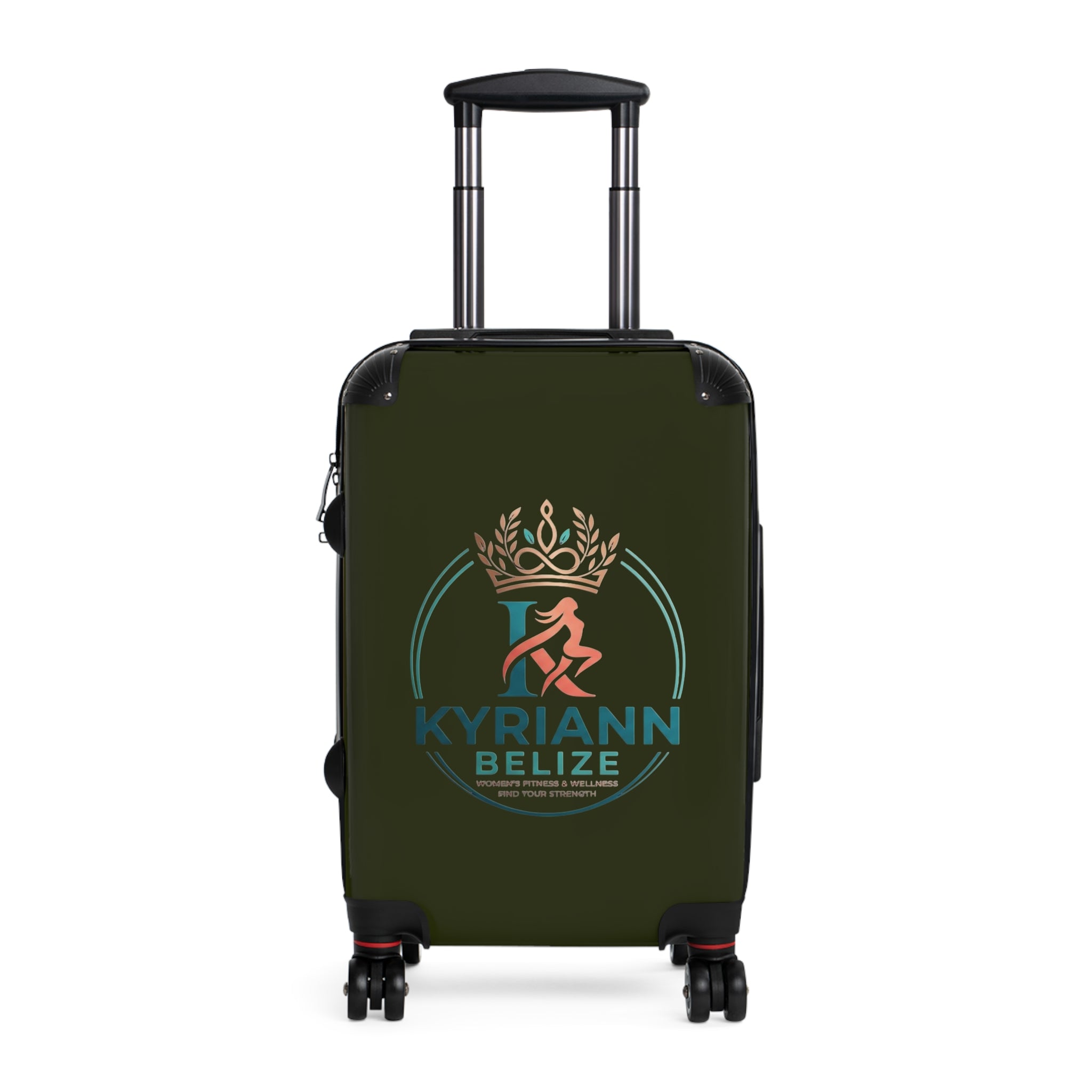 Suitcase – Kyriann Belize Travel Carry-On with Crown Logo