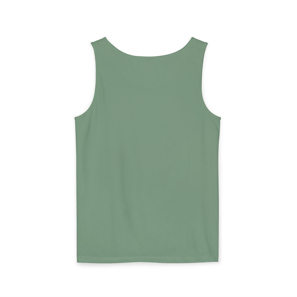 Kyriann Relief Star Tank Top — Soft White Logo Tank