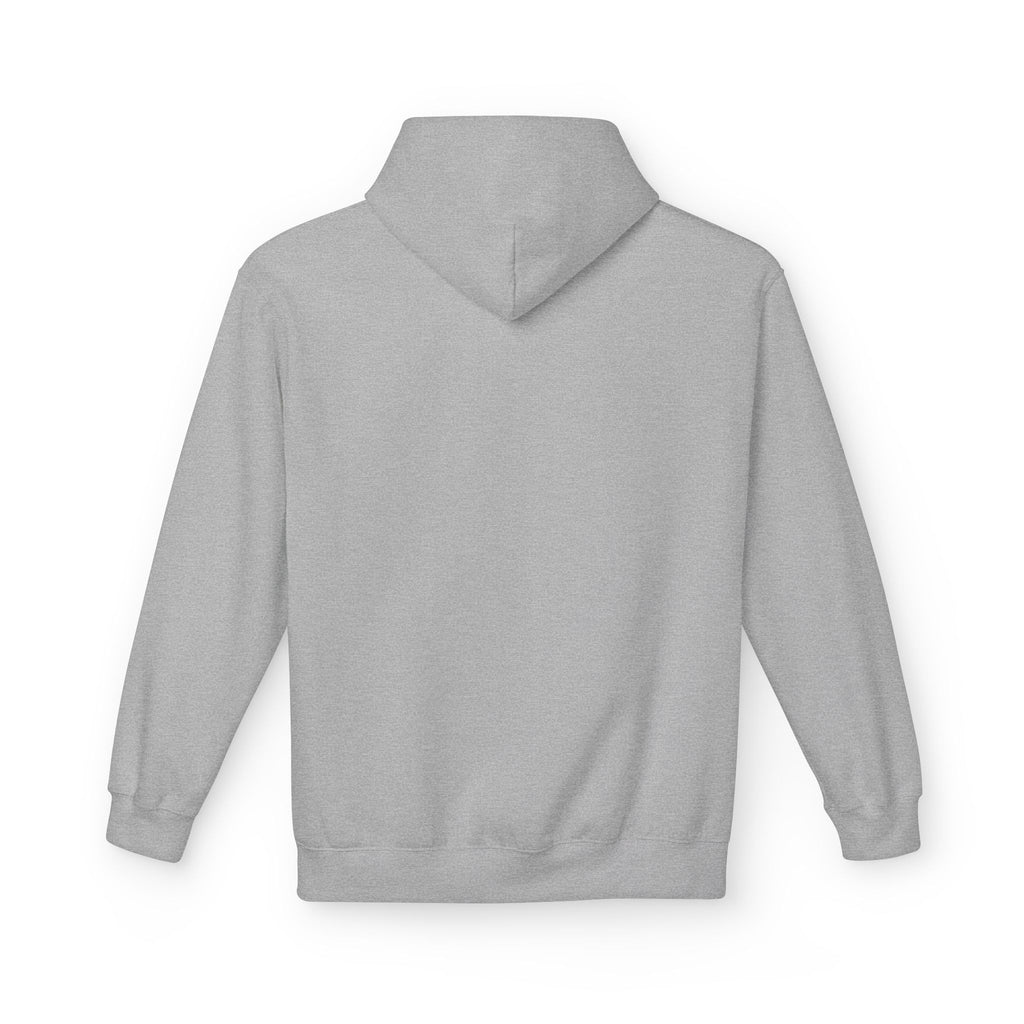 Kyriann Relief Logo Hoodie — Soft White Pullover