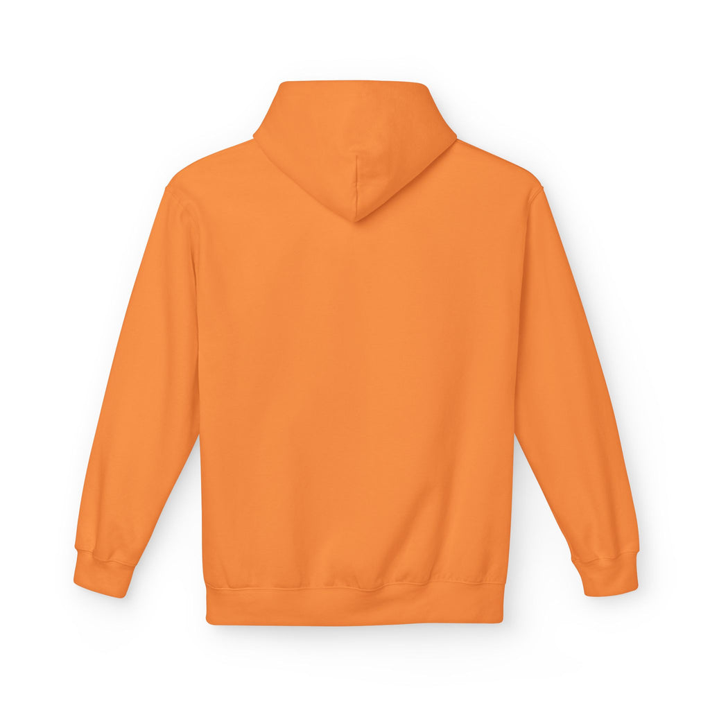Kyriann Relief Logo Hoodie — Soft White Pullover