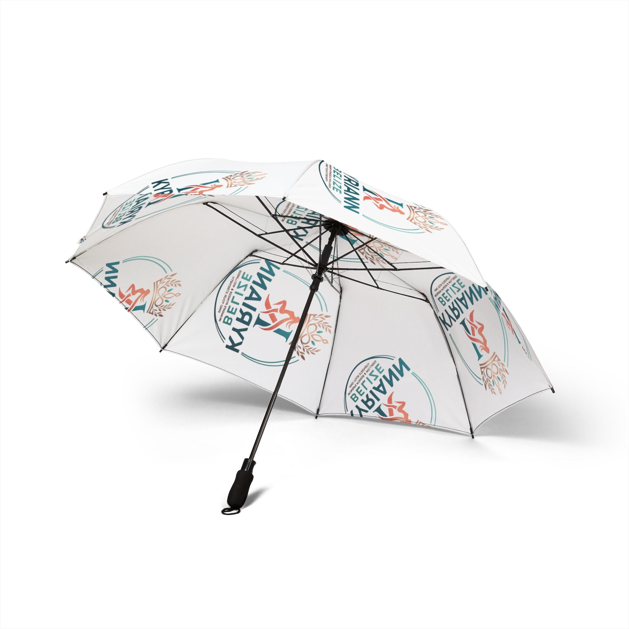 Custom Logo Foldable Umbrella — Semi‑Automatic Compact Rain Shield