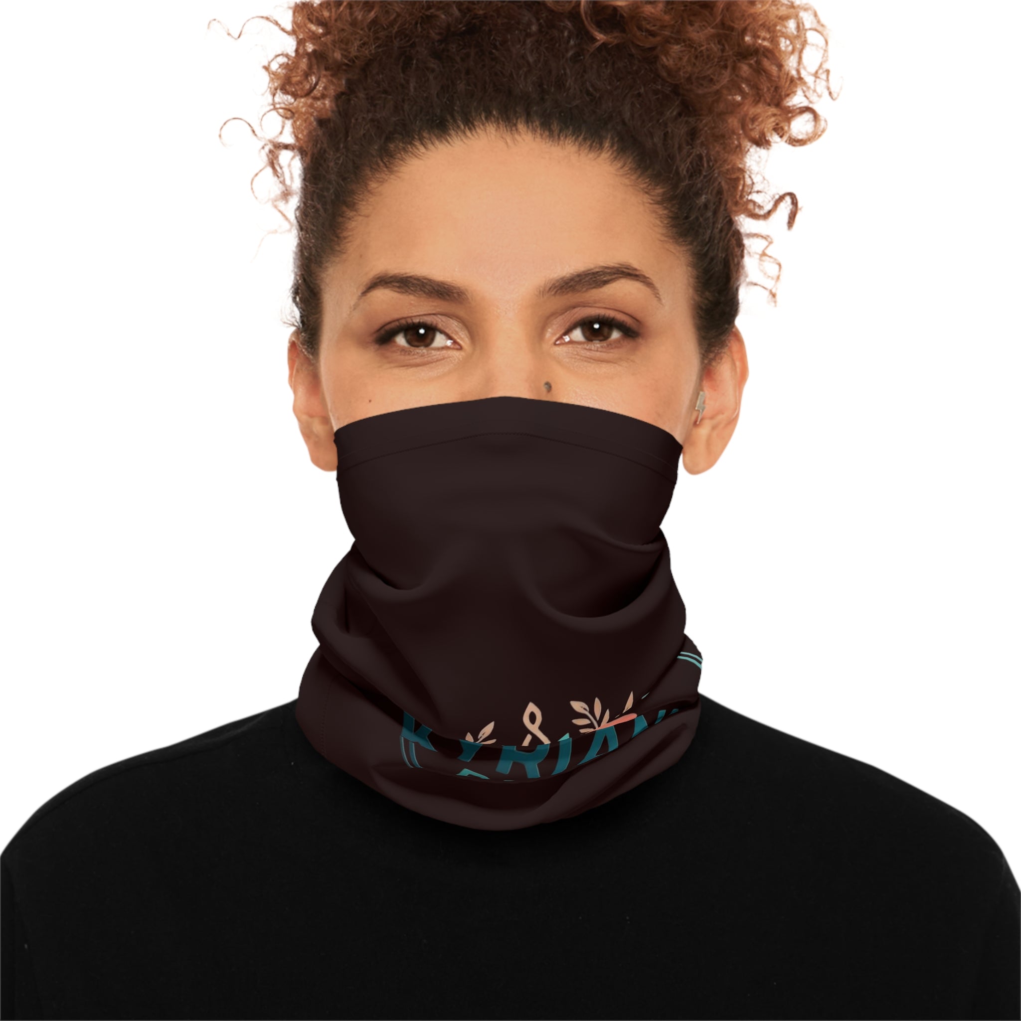 Kyriann Belize Logo Neck Gaiter – Lightweight Sport Face Shield