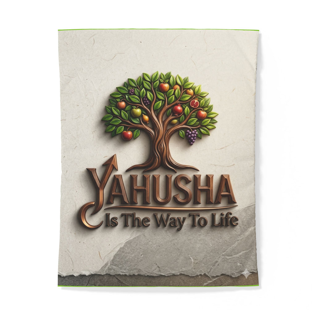 Yahusha Is The Way To Life Duvet Cover – Biblical Tree of Life Bedding