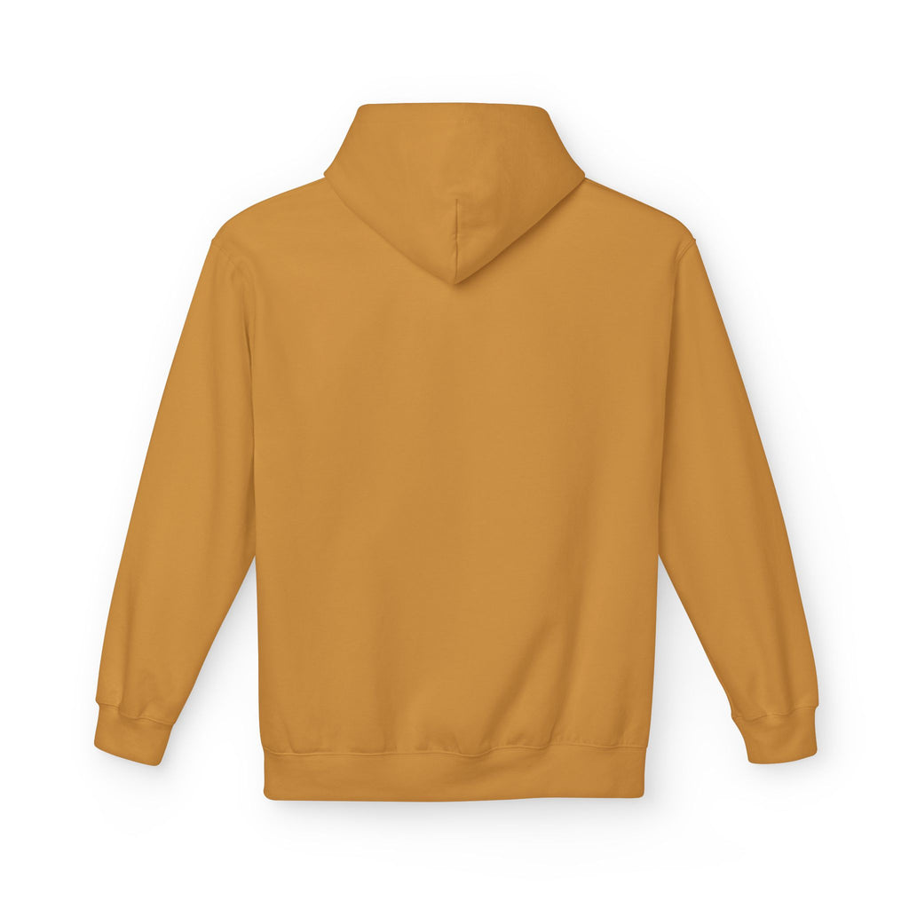 Kyriann Relief Logo Hoodie — Soft White Pullover