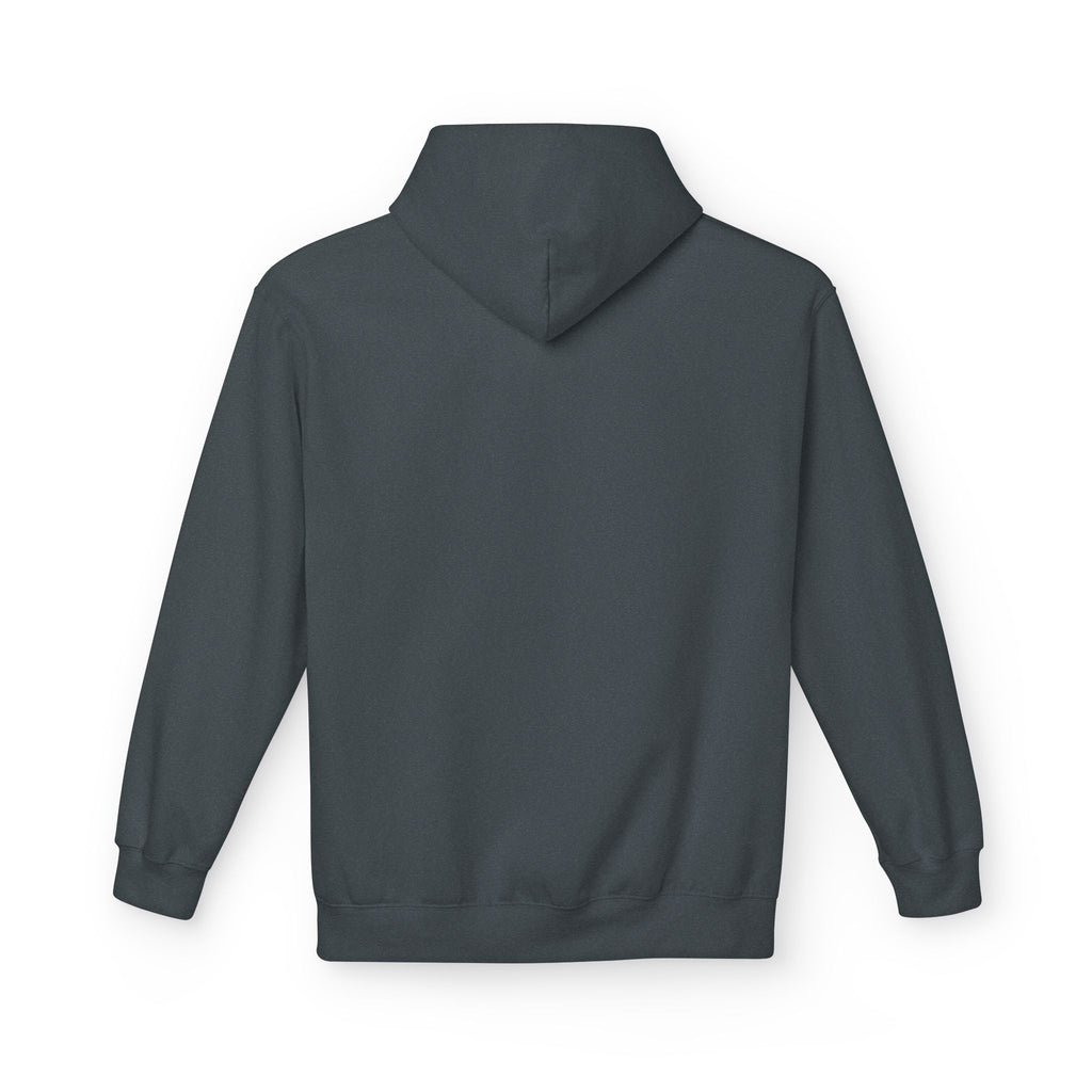 Kyriann Relief Logo Hoodie — Soft White Pullover