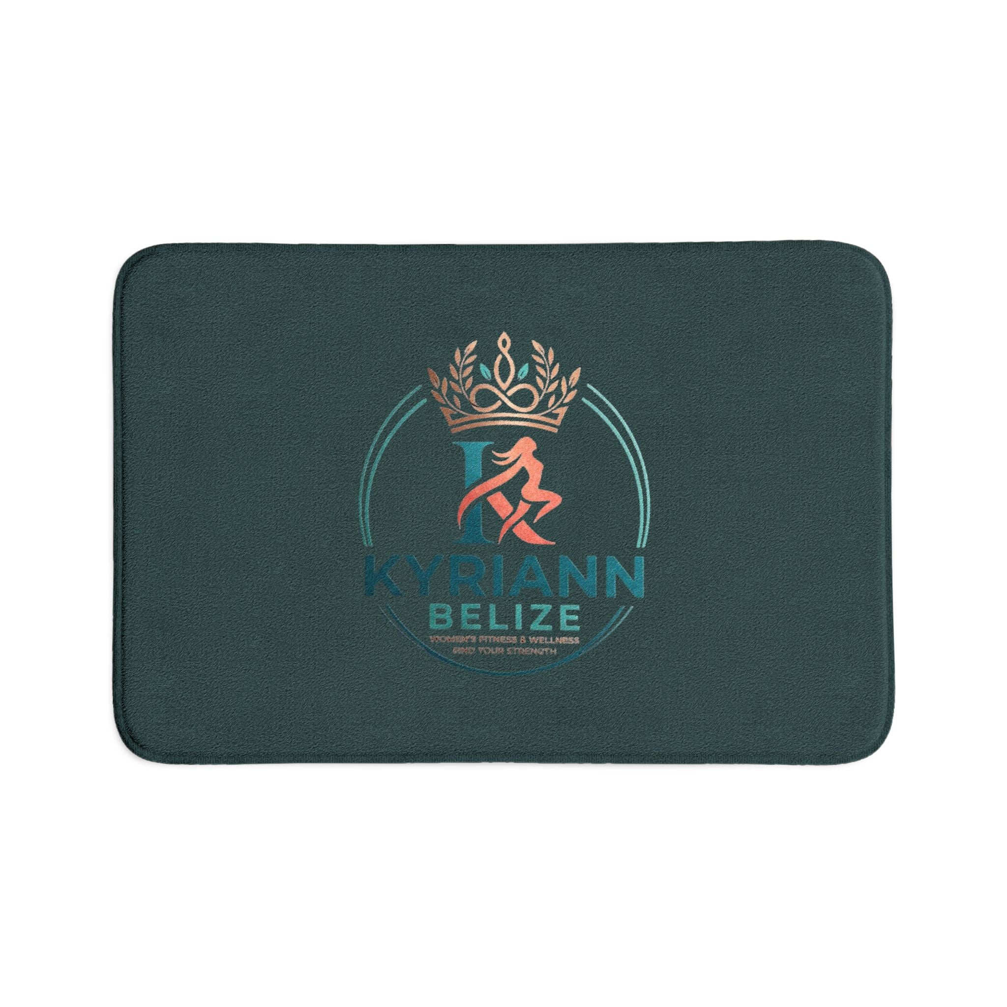 Kyriann Belize Logo Bath Mat Set — 3-Piece Non-Slip Bathroom Rug Set