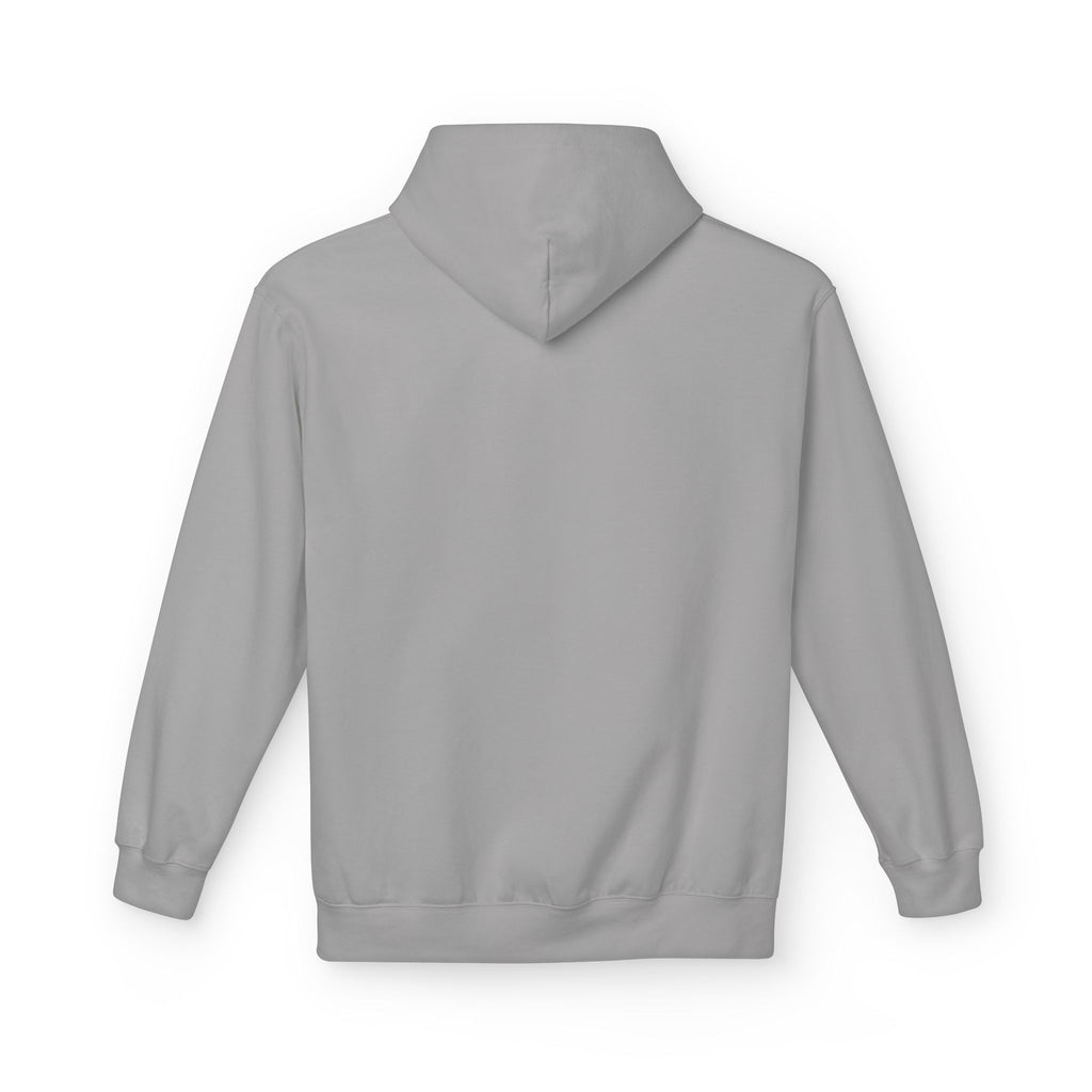 Kyriann Relief Logo Hoodie — Soft White Pullover