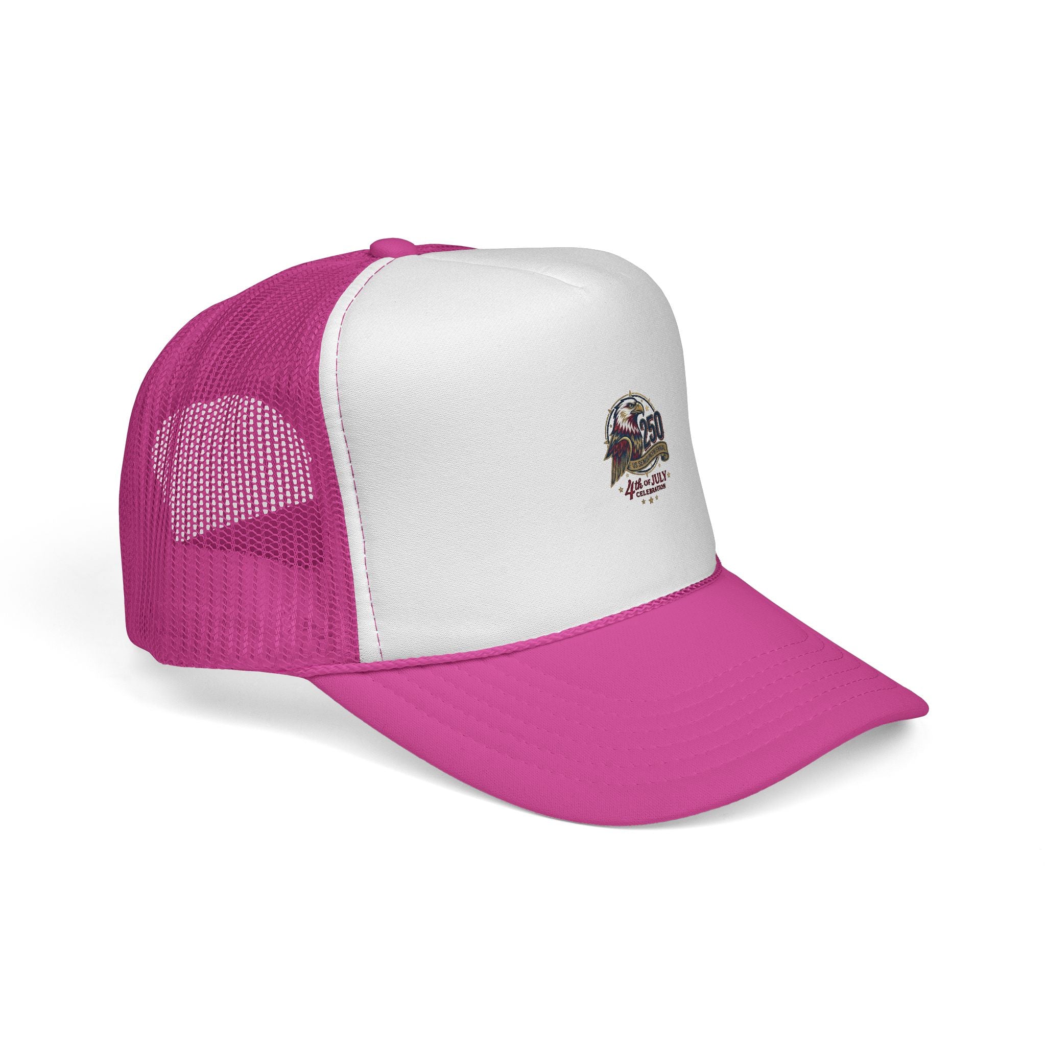 Faith See Mercy Trucker Cap — Vintage Script Inspirational Mesh Hat