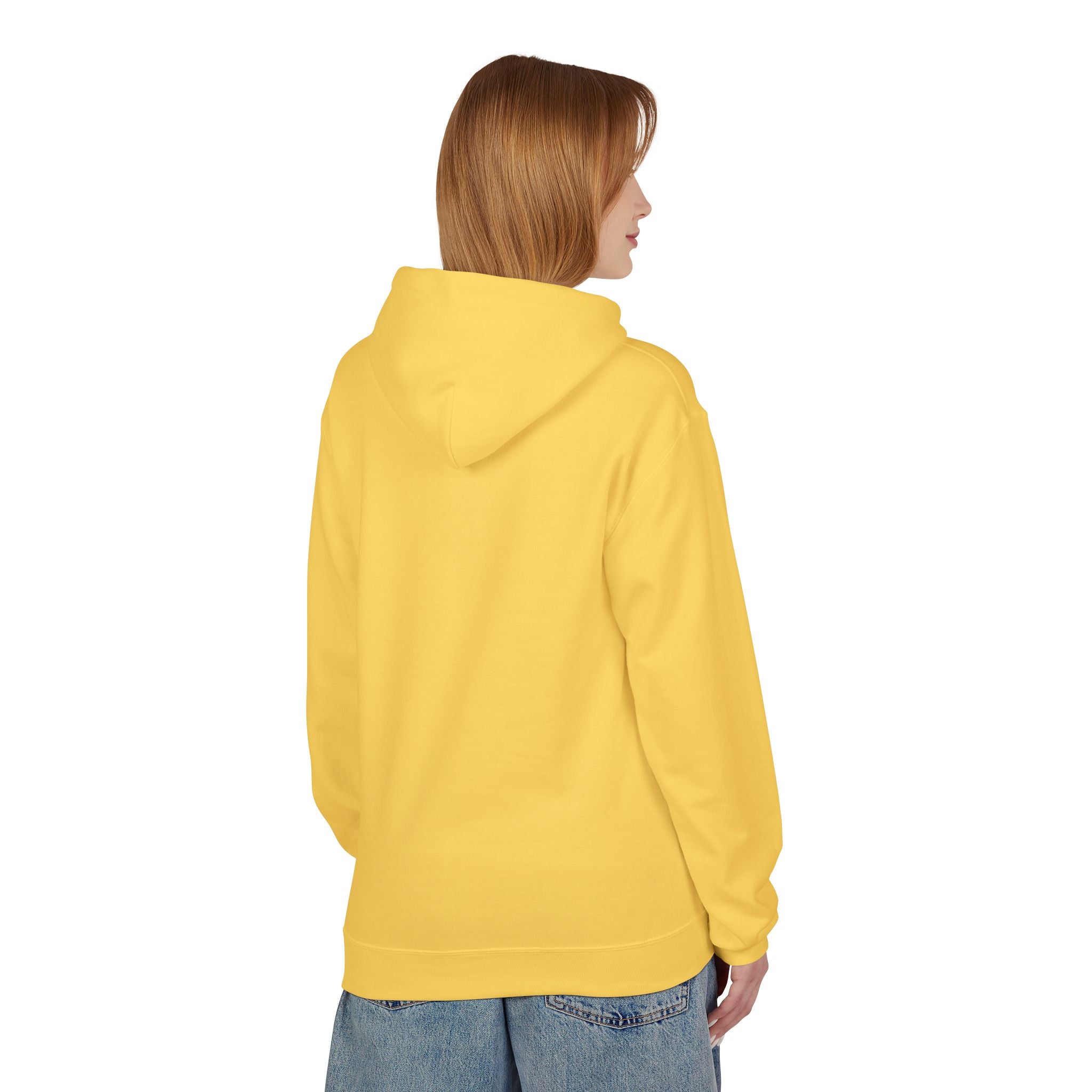Kyriann Relief Logo Hoodie — Soft White Pullover