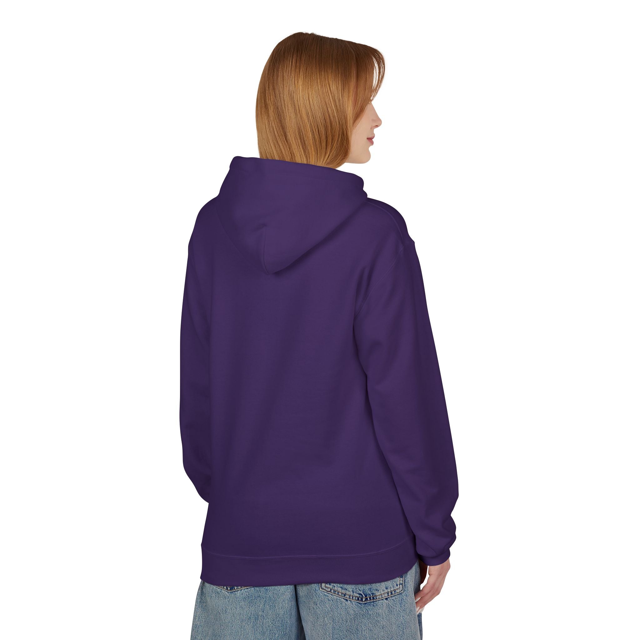 Kyriann Relief Logo Hoodie — Soft White Pullover
