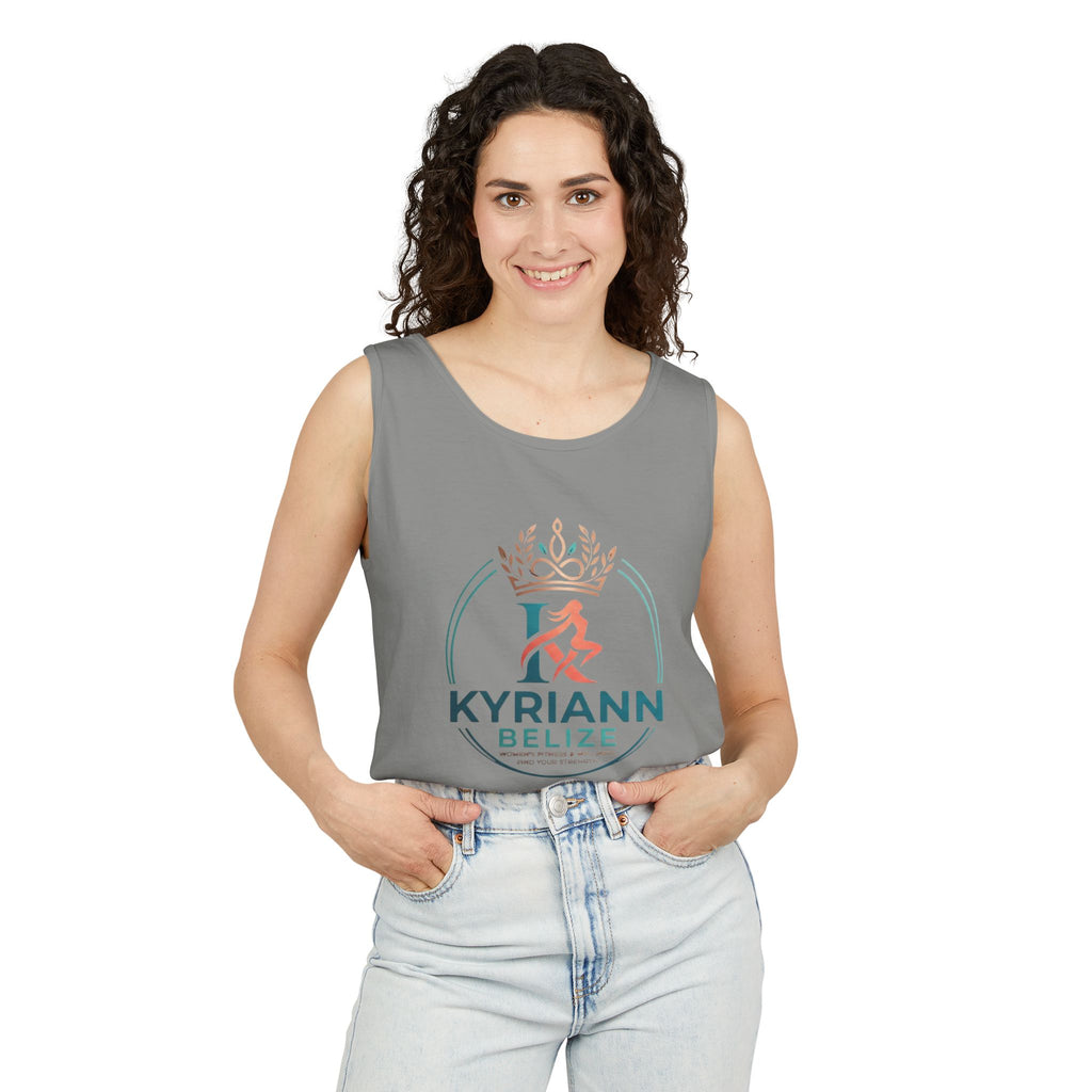 Kyriann Belize Logo Tank Top — Island Crown Travel & Beachwear