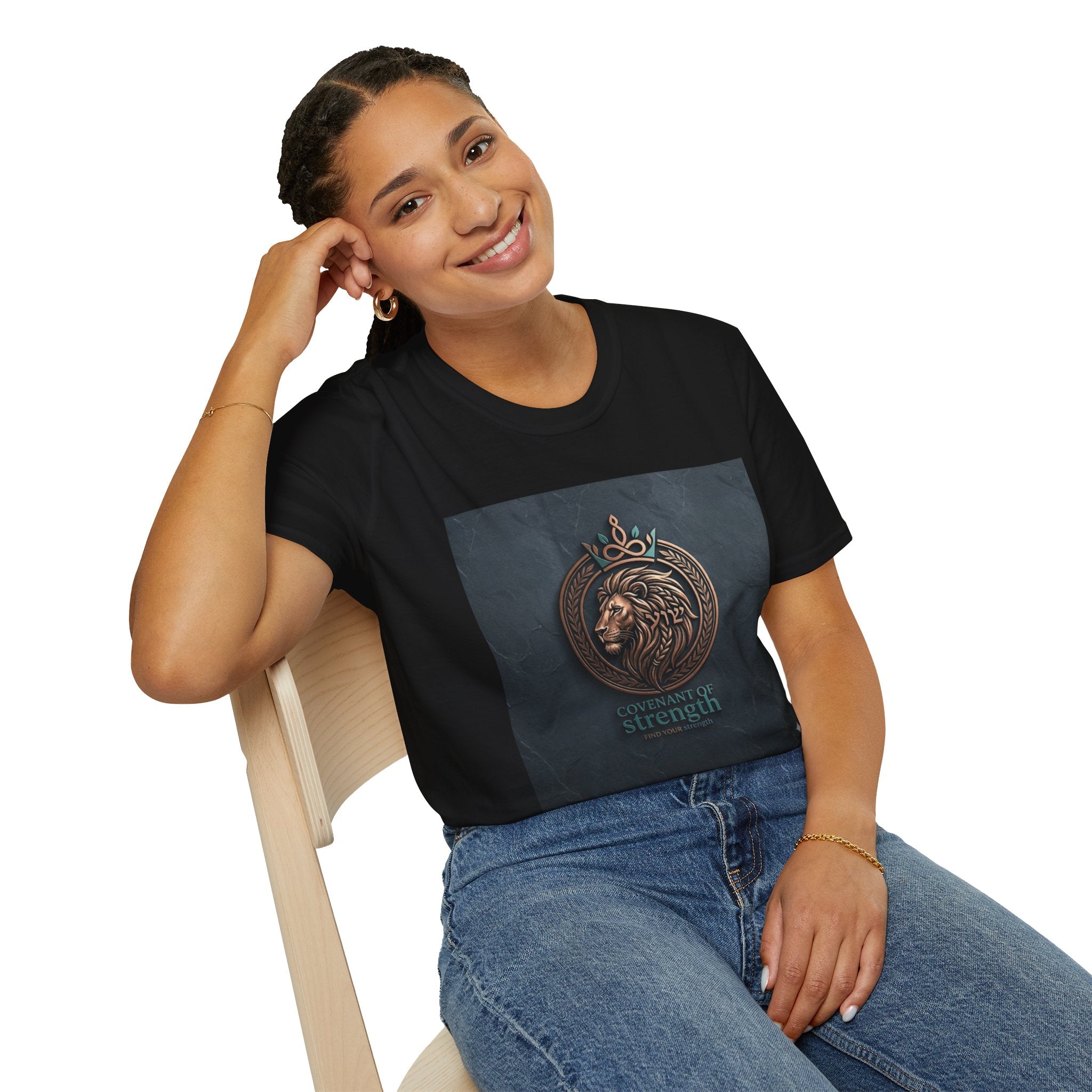 Lion Crest T-Shirt — King of Strength Graphic Tee