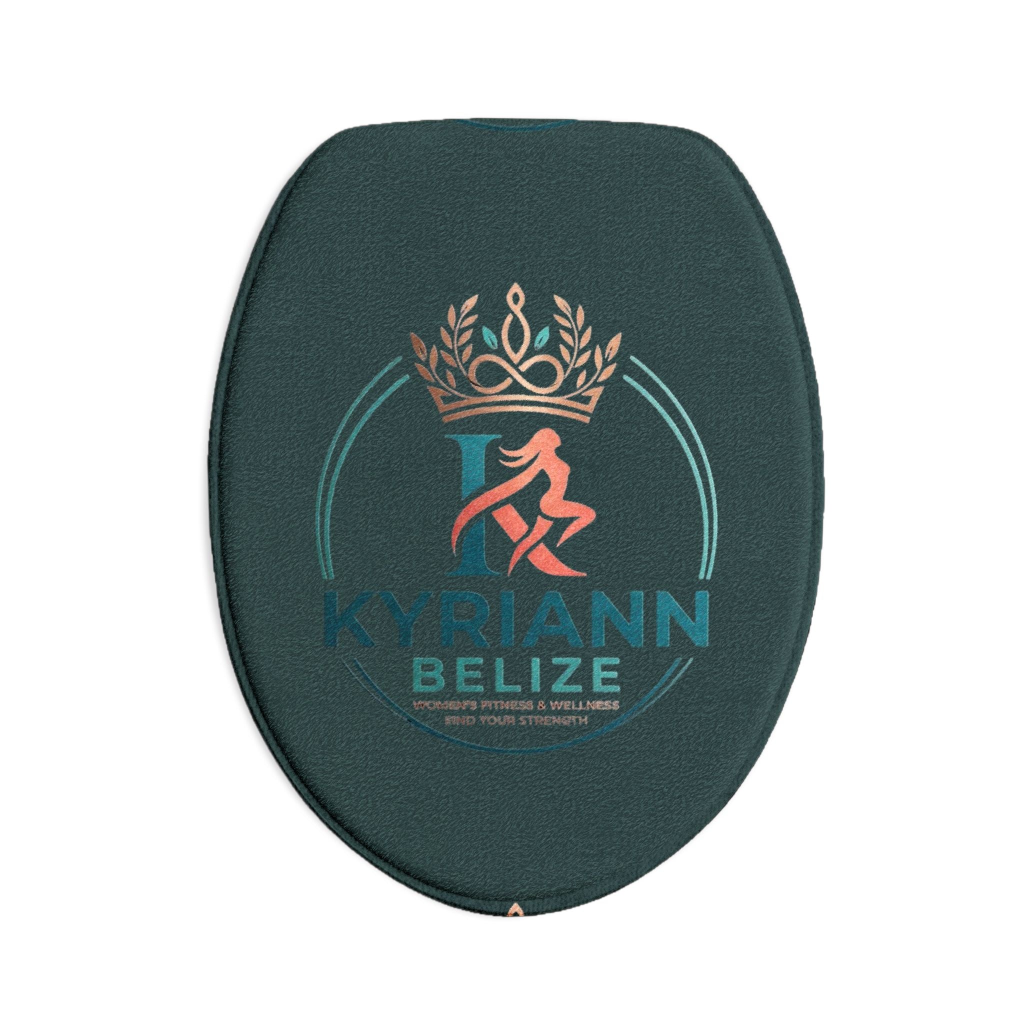 Kyriann Belize Logo Bath Mat Set — 3-Piece Non-Slip Bathroom Rug Set