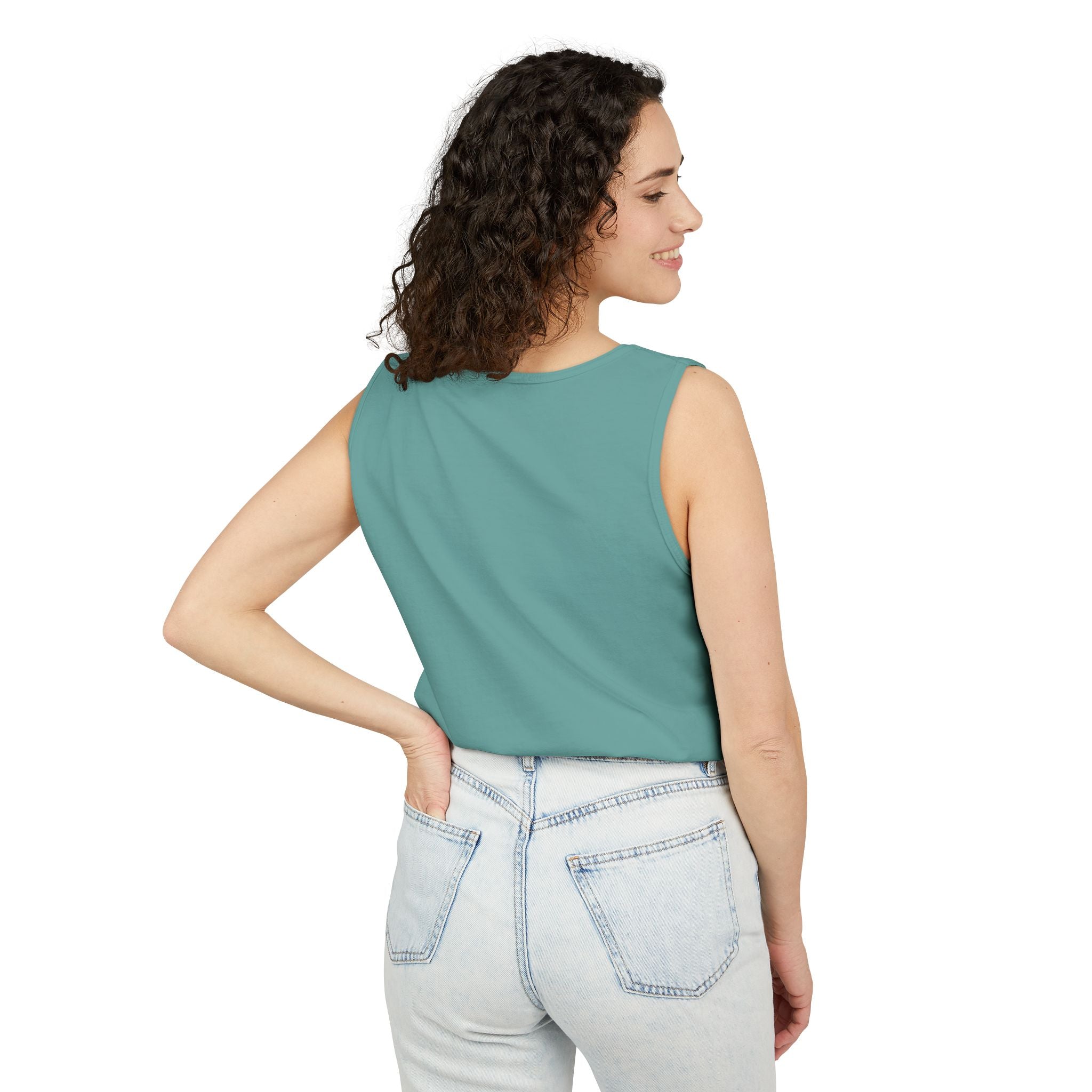 Kyriann Belize Logo Tank Top — Island Crown Travel & Beachwear