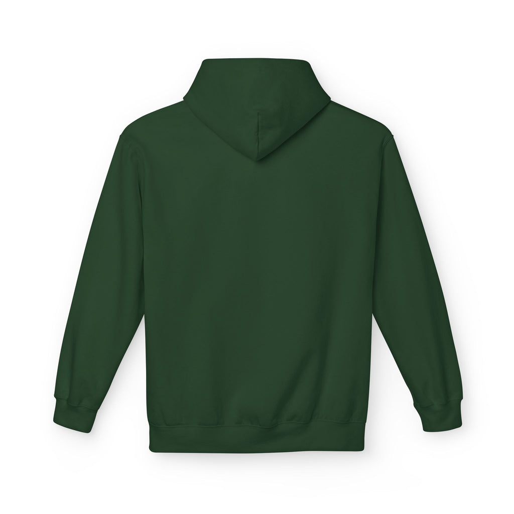 Kyriann Relief Logo Hoodie — Soft White Pullover