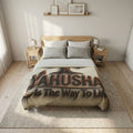 Yahusha Is The Way To Life Duvet Cover – Biblical Tree of Life Bedding