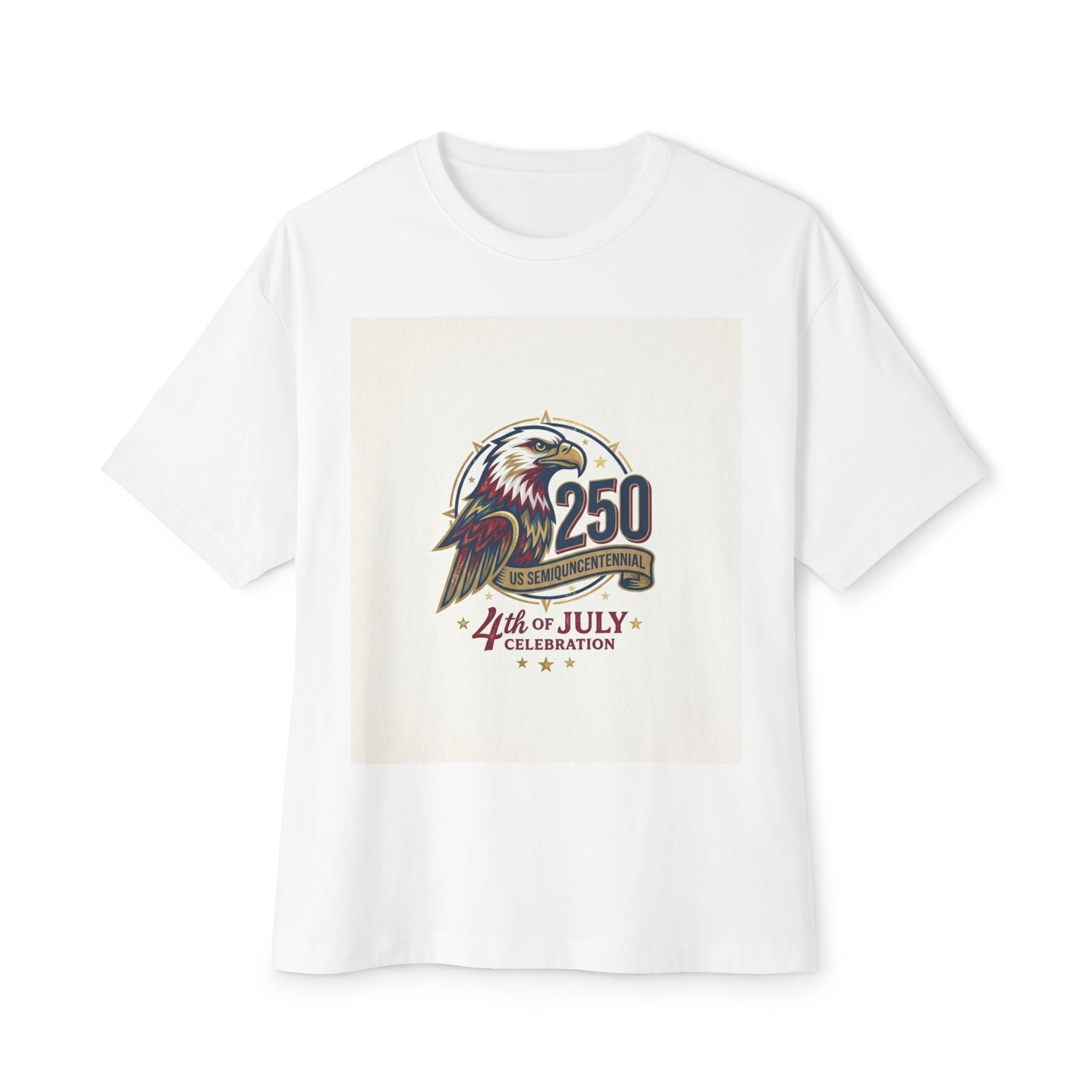 4th of July 250th Eagle Tee — Independence Day Celebration Shirt