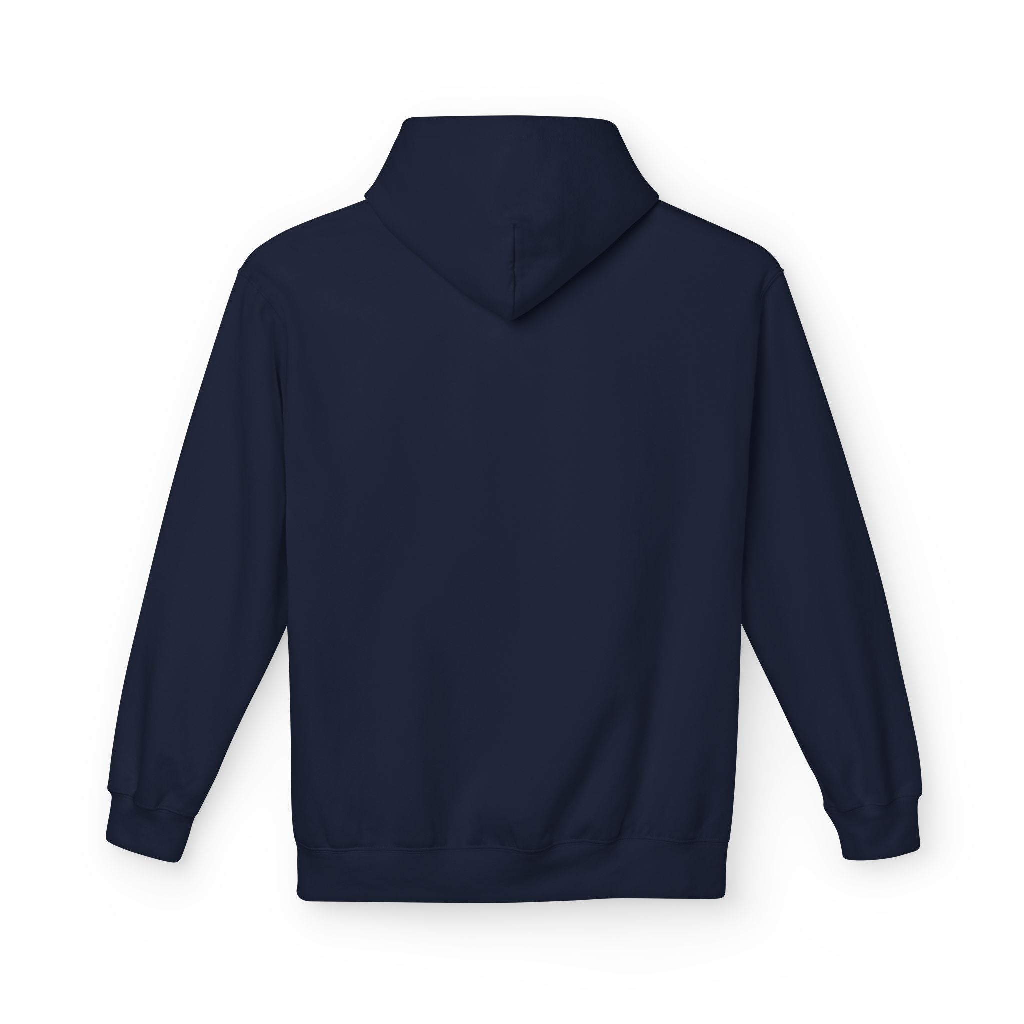 Kyriann Relief Logo Hoodie — Soft White Pullover