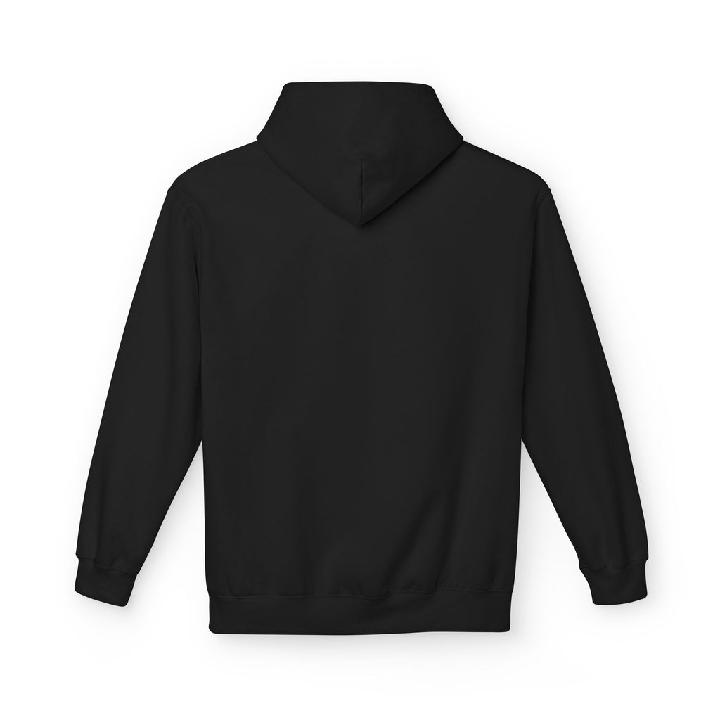 Kyriann Relief Logo Hoodie — Soft White Pullover