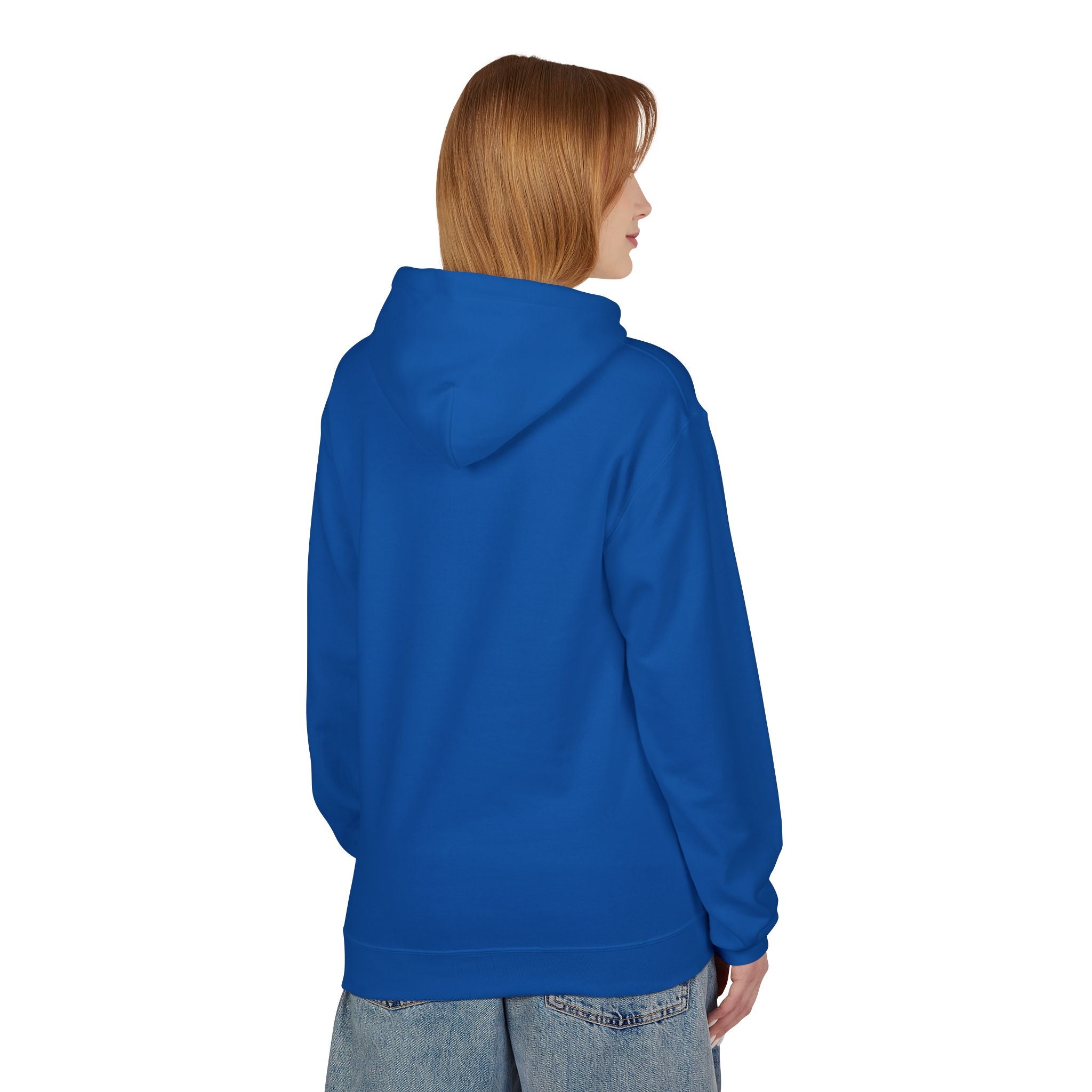 Kyriann Relief Logo Hoodie — Soft White Pullover