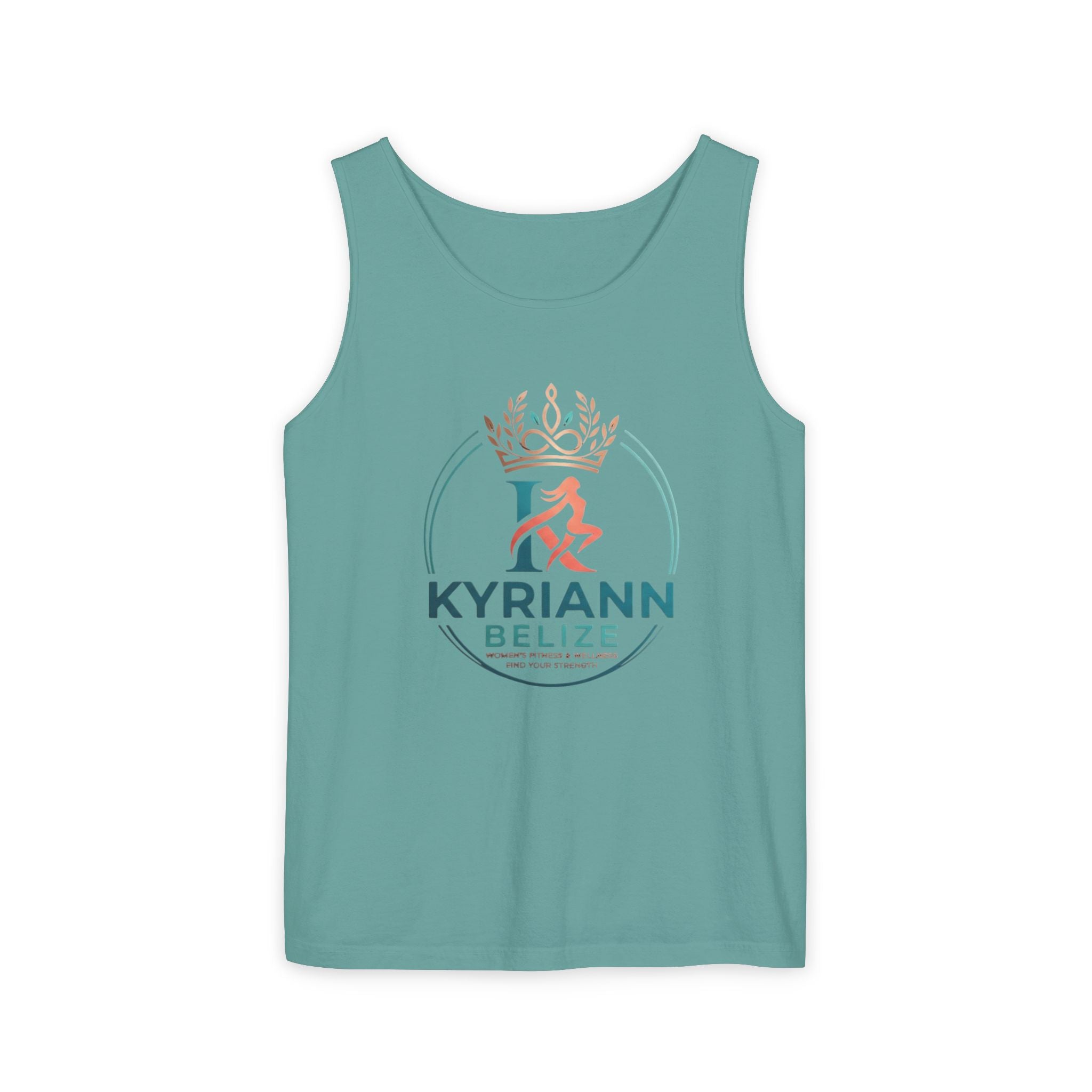 Kyriann Belize Logo Tank Top — Island Crown Travel & Beachwear