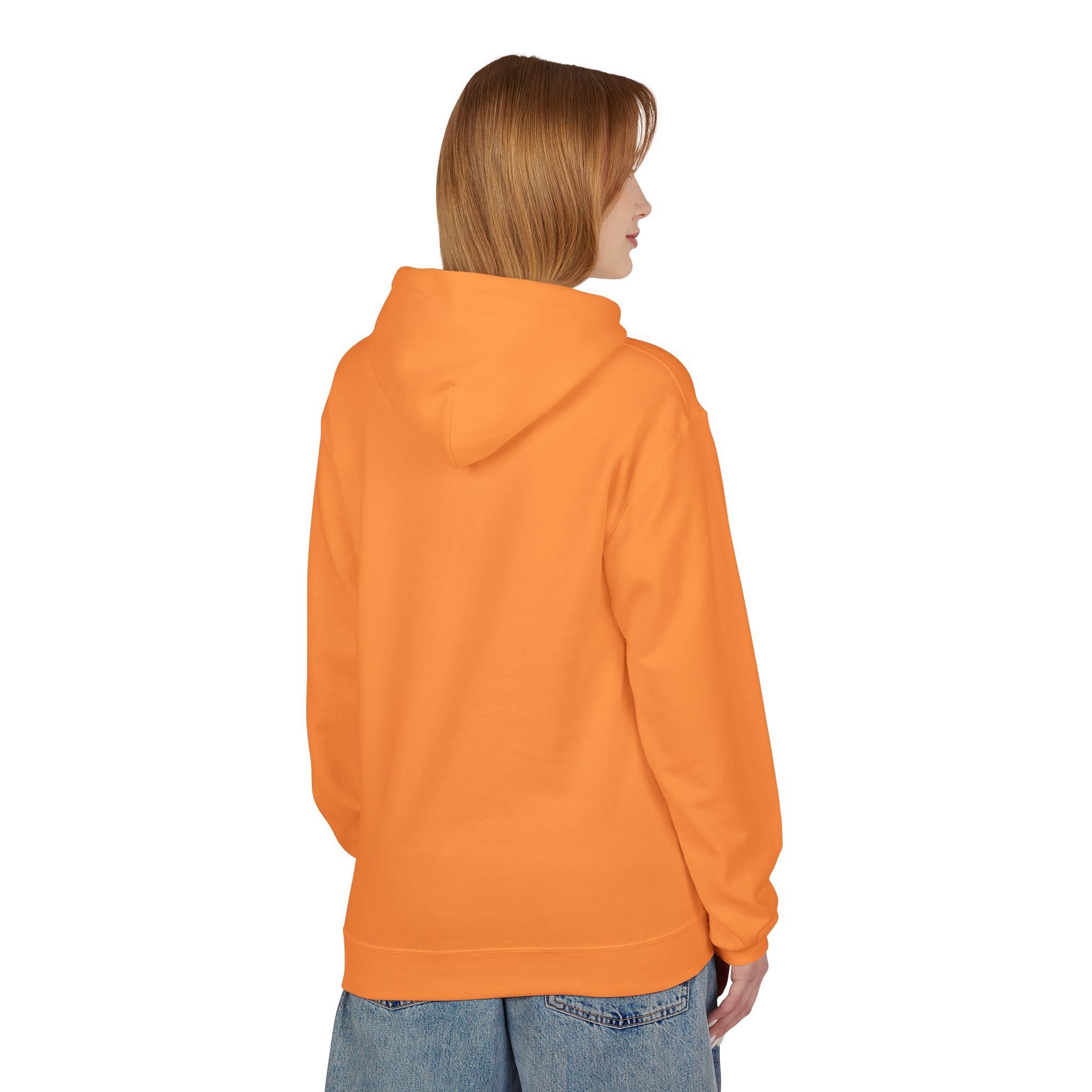 Kyriann Relief Logo Hoodie — Soft White Pullover